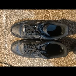Nike Black Air Force 1’s Size 10.5 good condition